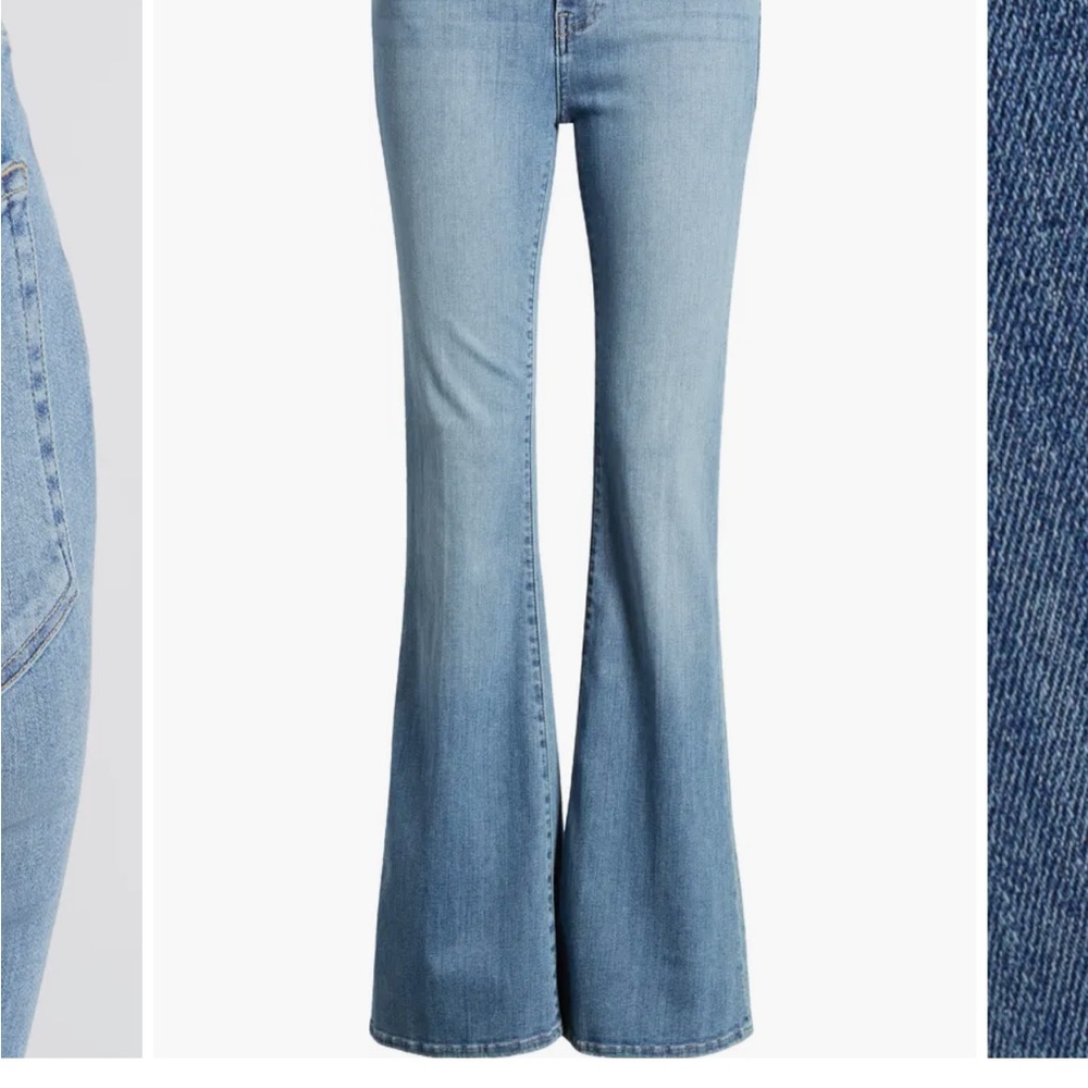Frame Denim Sky Blue Cropped Jeans - Picture 5 of 6